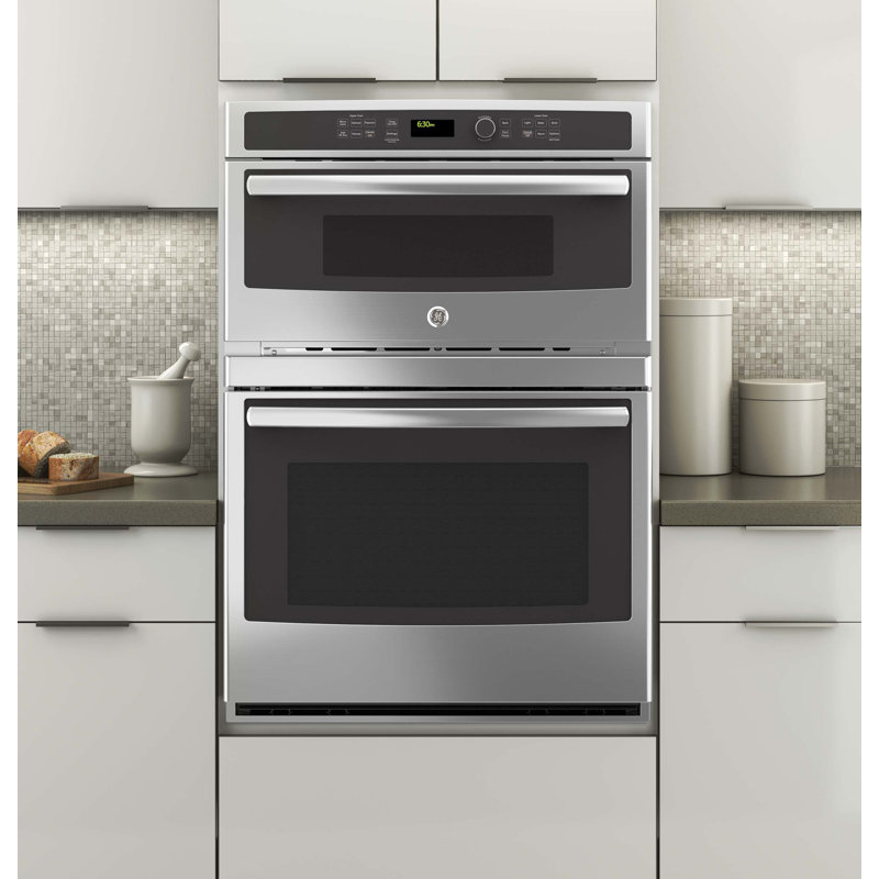 GE Appliances 30" 5 Cubic Feet Self Cleaning Electric Oven/Microwave